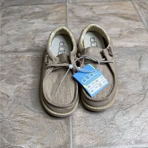 Hey Dude Kids Tan Moccasin Sneakers
